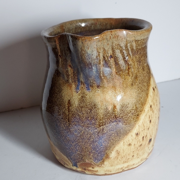 Vintage Handmade Studio Pottery Pitcher Vase - Picture 4 of 6